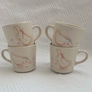 Vintage Corelle Country Goose Salad Plate Set of 8 Farmhouse Cottage